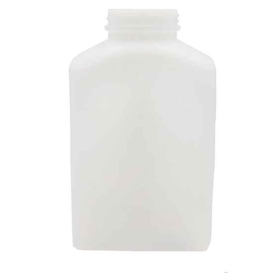 Picture of 32 oz Natural HDPE Plastic Wide Mouth Oblong Bottle, 53-400, Fluorinated Level 5, 75 Gram