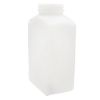 Picture of 32 oz Natural HDPE Plastic Wide Mouth Oblong Bottle, 53-400, Fluorinated Level 5, 75 Gram