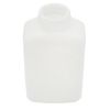 Picture of 32 oz Natural HDPE Plastic Wide Mouth Oblong Bottle, 53-400, Fluorinated Level 5, 75 Gram