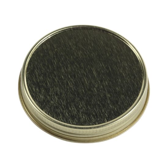 Picture of 63-400 Gold Metal Continuous Thread Cap w/ Plastisol Liner , No Button