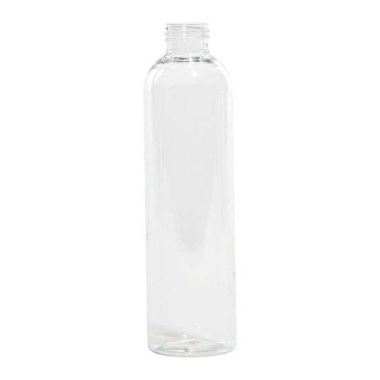 Picture of 8 oz Clear PET Plastic Cosmo Round Bottle, 24-410, 23.3 Gram