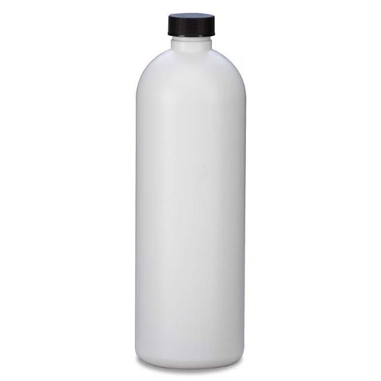 Picture of 16 oz White HDPE Plastic Cosmo Round Bottle, 24-410