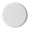 Picture of 28-410 White PP Plastic Cap, Smooth Top, Ribbed Sides w/ SG75 Plain Liner (Heat Seal For PE)