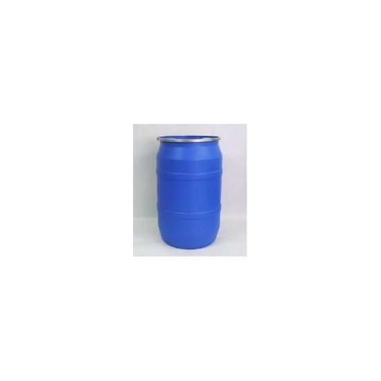 Picture of 55 Gallon Blue HDPE Plastic Open Head Drum, UN Rated