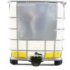 Picture of 275 GALLON RECONDITIONED IBC TOTE, NATURAL BOTTLE,  6" FILL CAP,  2" PLUG, 2" BALL VALVE, EPDM GASKET, RECONDITIONED CAGE