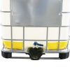 Picture of 275 GALLON RECONDITIONED IBC TOTE, NATURAL BOTTLE,  6" FILL CAP,  2" PLUG, 2" BALL VALVE, EPDM GASKET, RECONDITIONED CAGE