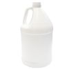 Picture of 128 oz White HDPE Industrial Plastic Round, 38-400, 4x1 in White Box w/ Divider, Necks Down