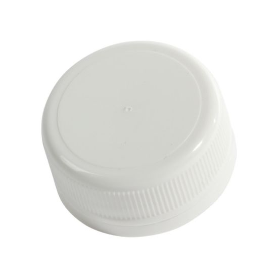 Picture of 38 mm White PP Plastic Ribbed Sides, Drop-Lok Cap w/ PS22 Foam Liner