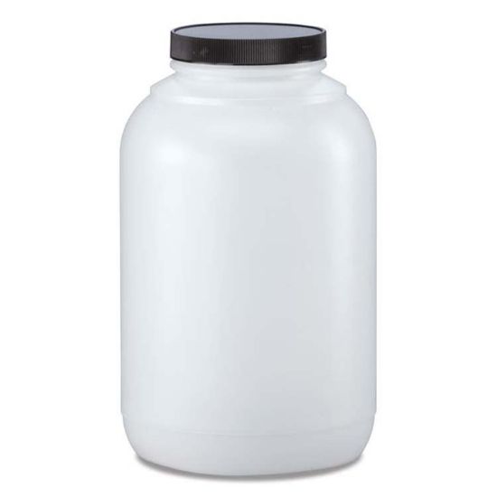 Picture of 128 oz Natural HDPE Plastic Wide Mouth Jar, 89-400, 110 Gram