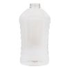 Picture of 48 oz Clear PET Plastic Inverted Ribbed Hour Glass Bottle, 38-400