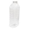 Picture of 48 oz Clear PET Plastic Inverted Ribbed Hour Glass Bottle, 38-400