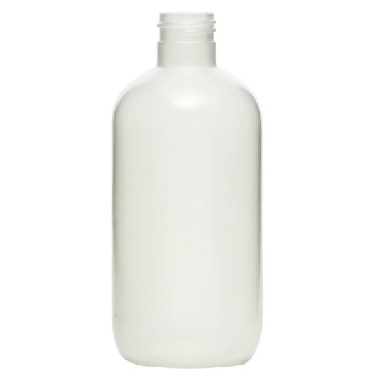 Picture of 4 oz Natural LDPE Plastic Boston Round Bottle, 24-410, 16.75 Gram