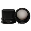 Picture of 38 mm, 38-439 Black Tamper Evident Cap, F-422 Liner