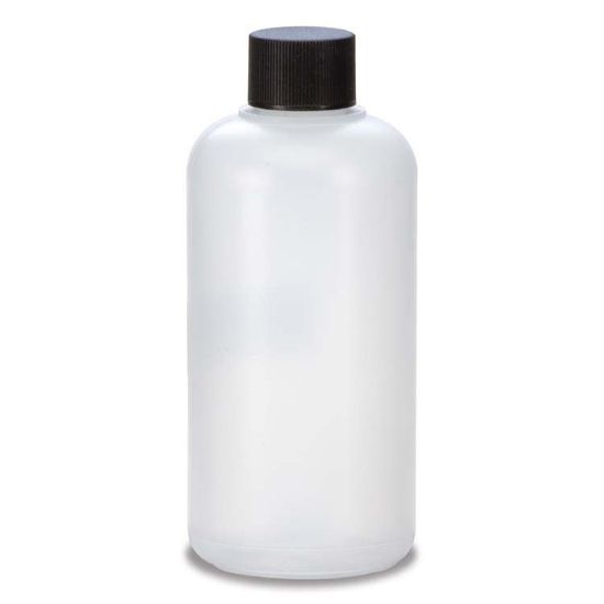 Picture of 8 oz Natural LDPE Plastic Boston Round Bottle, 24-410, 24 Gram