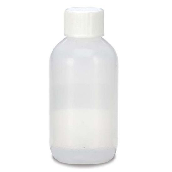 Picture of 2 oz Natural LDPE Plastic Boston Round Bottle, 20-410, 9.39 Gram