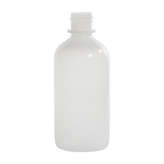 Picture of 4 oz Natural LDPE Plastic Boston Round Bottle, 20-410, 14.4 Gram