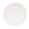 Picture of 1 Gallon White HDPE Plastic Tamper Evident Pail Cover, Slotted, EDPM Gasket, 74 mil