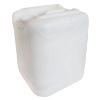 Picture of 5 Gallon Natural HPDE Plastic Square Tight Head Pail, 70 mm, Tamper Evident, 6TPI Open Vent, Dust Cover, 22 mm Cap Installed, UN Rated