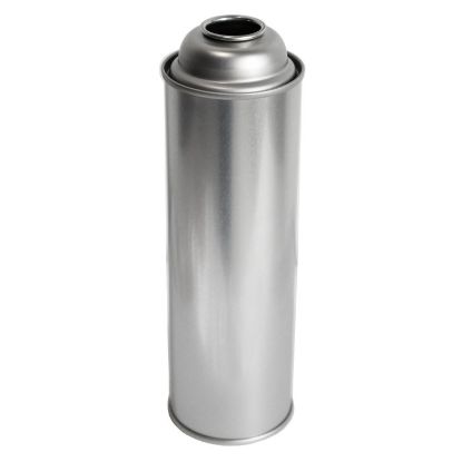 Picture of 22 oz Aerosol Can Unlined, 211 x 713, 3  Piece, Straight Side, 2P, Clear Lacquer Exterior