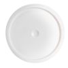 Picture of 3.5-7 Gallon White HDPE Plastic Pail Cover, Tear Tab w/ Gasket, Food Grade, Bagged Not Inverted