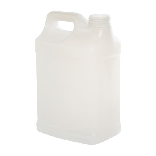 Picture of 2.5 Gallon Natural HDPE Plastic F-Style Trimline Bottle, Flamed Treated, 63mm 63-400, 2 x 1 White Shipper Box, 350 Gram