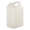 Picture of 2.5 Gallon Natural HDPE Plastic F-Style Bottle, 63-485, 2x1 Kraft Box, 330 Gram, UN Rated