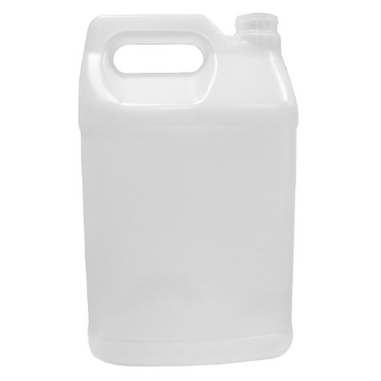 Picture of 128 oz Natural HDPE Plastic F-Style Bottle, 38mm 38-400, 140 Gram