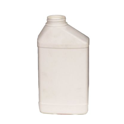 Picture of 32 oz White HDPE Plastic F-Style w/ View Stripe, Fluorinated Level 3, 45mm 45-400, Child Resistant, 67 Gram