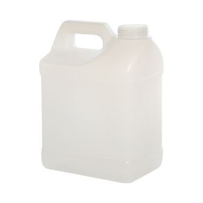 Picture of 2 Gallon White HDPE Plastic F-Style Bottle, Flame Treated, 63mm 63-485, 265 Gram