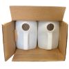 Picture of 2.5 Gallon Natural HDPE Plastic F-Style Bottle, 63mm 63-485, 2 x 1 White Reshipper Box w/ Hand Holes, UN Rated