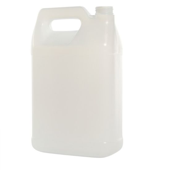 Picture of 128 oz Natural HDPE Plastic F-Style Bottle, 38mm 38-400, 145 Gram