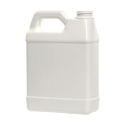 Picture of 64 oz White HDPE Plastic F-Style Bottle, 38mm 38-400, 95 Gram
