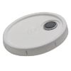 Picture of 3.3-6 Gallon White HDPE Plastic Pail Cover, Tear Tab Rieke