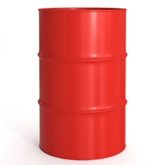 Picture of 35 Gallon Red Steel Tighthead Drum, Unlined, Red Cover