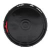 Picture of 2.5 Gallon Black HDPE Plastic Screw Top Pail Cover, Life-Latch New Generation w/ Gasket