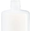 Picture of 64 oz (2L) Natural LDPE Plastic Narrow Mouth Bottle, 38-430, 3.3 Gram, w/ PP Plastic White Closure
