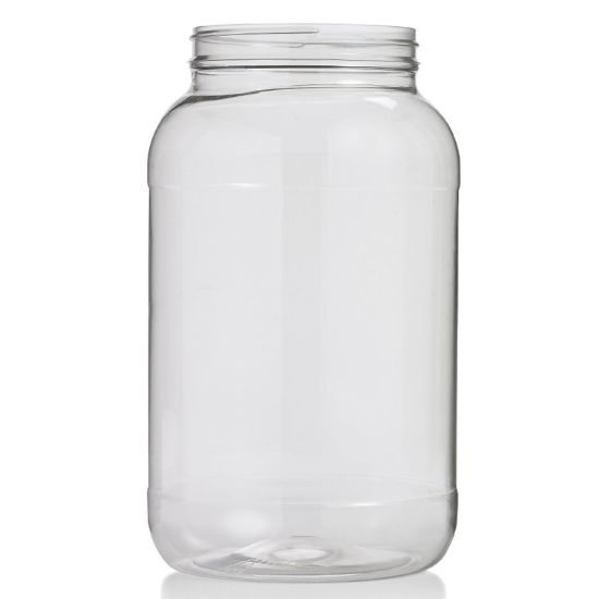 Picture of 128 oz Clear PET Wide Mouth Round Jar, 110-mm 110-400