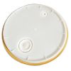 Picture of 14 Gallon Natural HDPE Plastic Drum Cover w/ Fittings