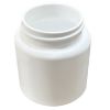 Picture of 2 oz White HDPE Plastic Straight Side Bottle, 38mm 38-400, 8 Gram