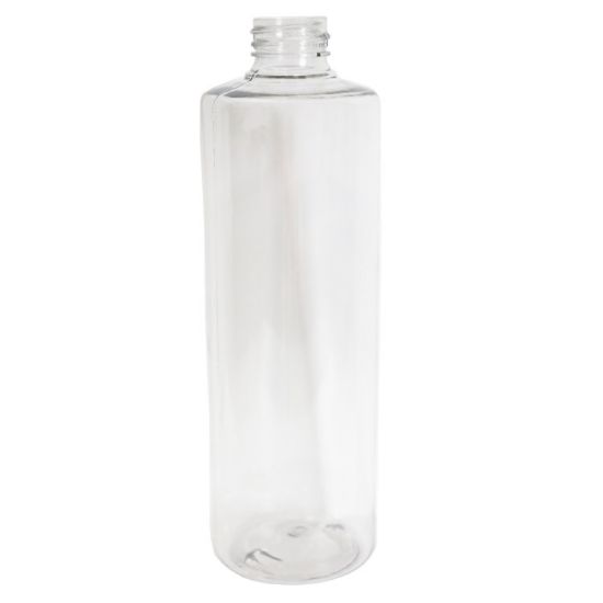 Picture of 16 oz Clear PET Plastic Cylinder, Bottle 28mm 28-410, 30.9 Gram