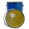 Picture of 5 Gallon Blue Straight Sided Open Head Steel Pail, Phenolic Lined, Blue Cover, Neoprene Gasket, No Bead, Steel Lever Lock Ring, UN Rated