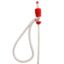 Picture of 15, 30, & 55 Gallon High Output Natural/Red Siphon Drum Pump, 2" IPS Adaptor, 5 GPM Max Output