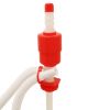 Picture of 15, 30, & 55 Gallon High Output Natural/Red Siphon Drum Pump, 2" IPS Adaptor, 5 GPM Max Output