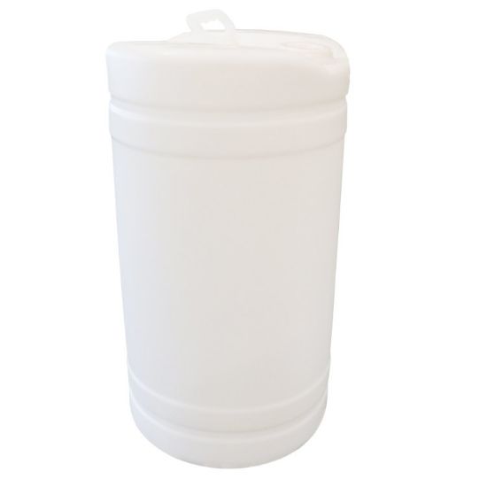 Picture of 15 Gallon Natural Plastic Tight Head Drum, 2" Buttress & 3/4" NPS, UN Rated