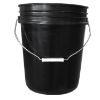 Picture of 5 Gallon Black HDPE Open Head Pail, CWL, w/ Metal Bail