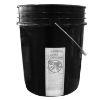 Picture of 5 Gallon Black HDPE Open Head Pail, CWL, w/ Metal Bail