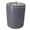 Picture of 5 Gallon Gray Rust Inhibited Steel Tight Head Pail, 2 1/8" Screwcap & Seal, No Spouts, UN Rated
