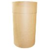 Picture of 12.5 Gallon Natural Kraft Fiber Open Head Drum, Kraft Slip on Cover
