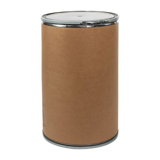 Picture of 35 Gallon Kraft Fiber Open Head Drum, Steel Cover, Lever Lock, UN Rated