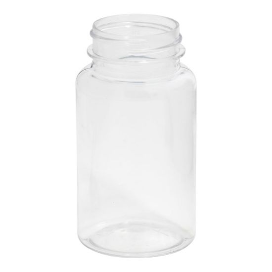 Picture of 4 oz Clear PET Plastic Packer Bottle, 38mm 38-400, 21 Gram